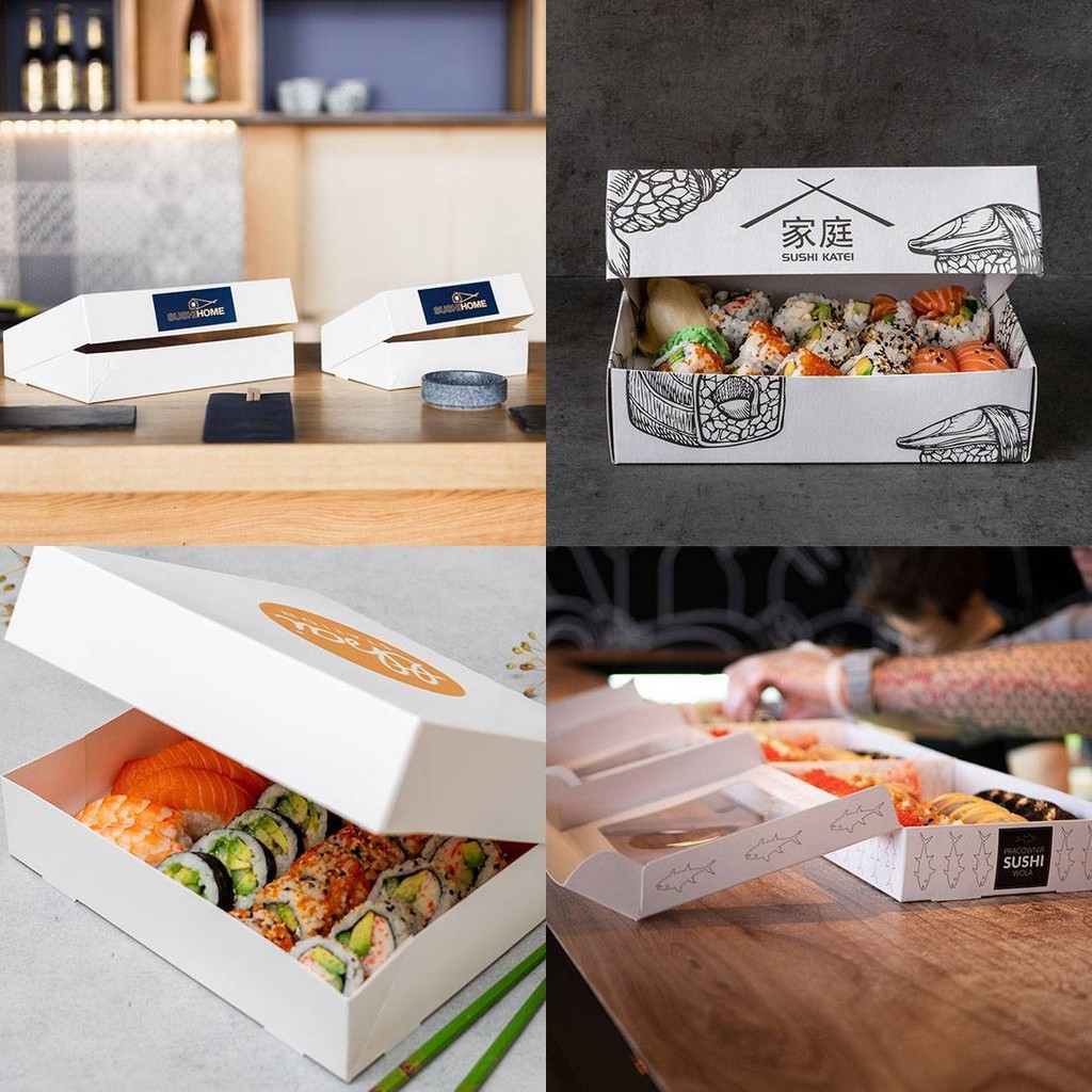 Many restaurants are already using paper packaging for sushi